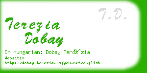 terezia dobay business card